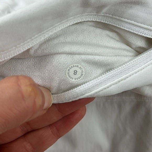 Lululemon Pace Rival Skirt (Regular) *4-way Stretch 13" White - Picture 5 of 5